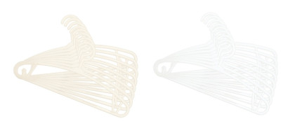 Dětská plastová ramínka 8 ks Bo Jungle