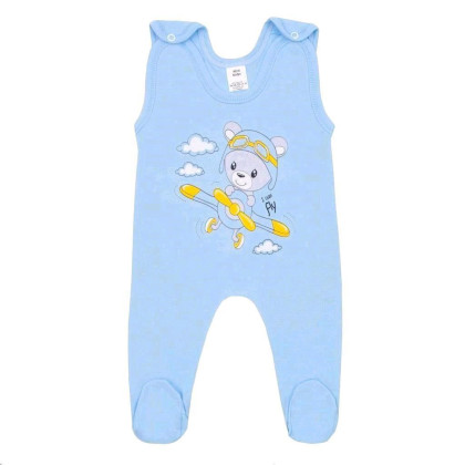 Kojenecké dupačky New Baby Teddy pilot modré