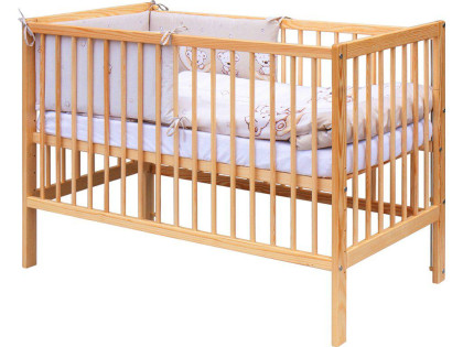 Dětská postýlka s kompletní výbavou Toro Scarlett 120 x 60 cm - béžová