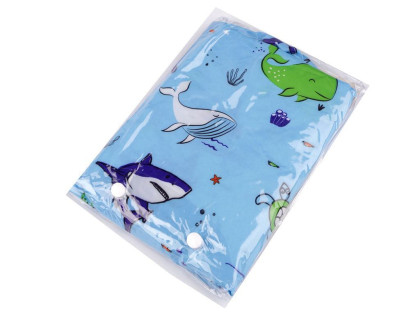 Dětská pláštěnka s obrázky modrá ryba