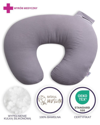 Mušelínový polohovací polštář MiniRelax 140 cm Babymatex