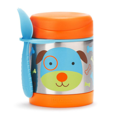 Termoska na jídlo se lžičkou/vidličkou Zoo 3 r+ 325 ml Skip Hop