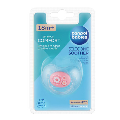 Dudlík 18 m+ silikonový symetrický Newborn Baby Canpol babies