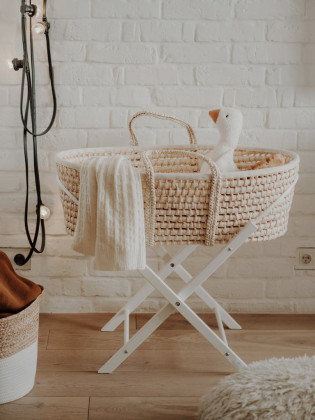 Stojan na Mojžíšův košík pro miminko Smart White Ahojbaby