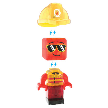 Magnetická stavebnice Fire Rescue 27 dílů