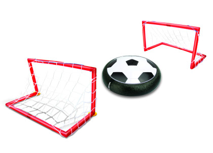 Fotbal vzdušný set s brankami 18x18 cm