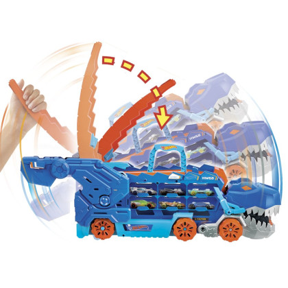 Hot Wheels city T-Rex tahač se světly a zvuky