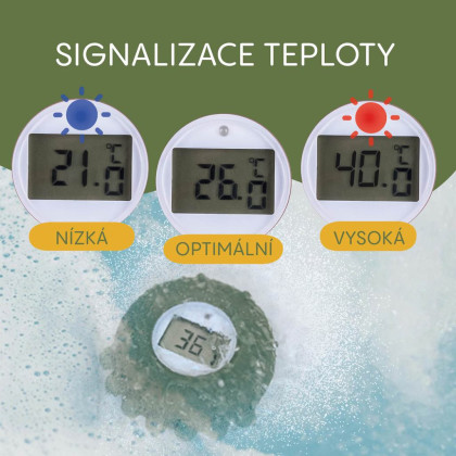 Silikonový digitální teploměr 2v1 Zopa