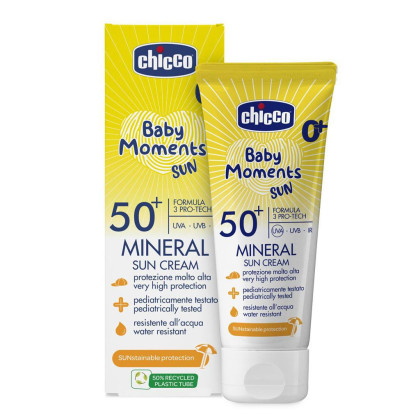 Krém dětský na opalování s minerály SPF 50+ 75 ml 0 m+