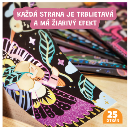 Třpytivé vyškrabování Starlight Girls Jarmelo