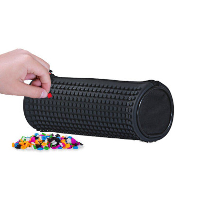 Kreativní kulatý penál Černý Pixie Crew