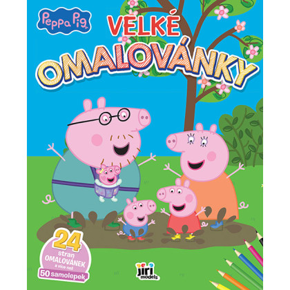 Velké omalovánky Prasátko Peppa