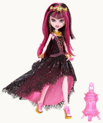 Monster High příšerka 13 přání deluxe - Draculaura  NEZ
