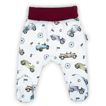 Kojenecké bavlněné polodupačky Nicol Races 