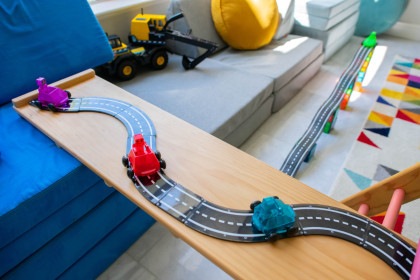 Magnetická stavebnice Xtras Roads 12 dílů Magna Tiles