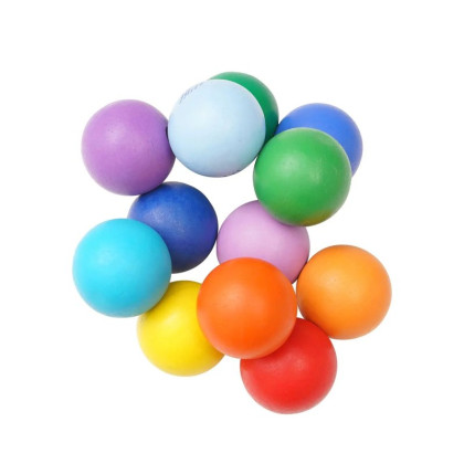 Dřevěné korálky Classic Baby Beads Manhattan Toy