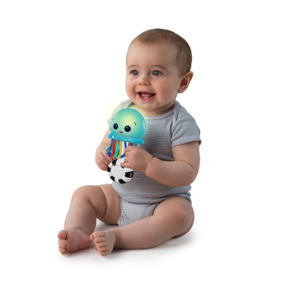 Hračka hudební a světelná Ocean Glow Sensory Shaker ™ 0m +