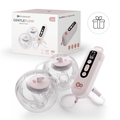 Odsávačka mateřského mléka Double Hands-free Gentle Flow Kinderkraft