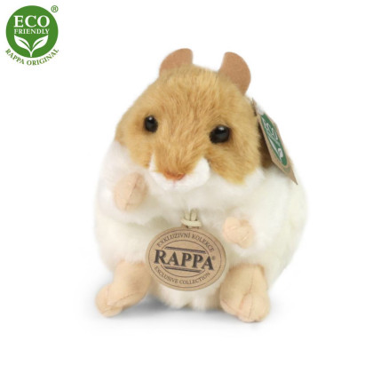 Plyšový křeček 13 cm ECO-FRIENDLY Rappa