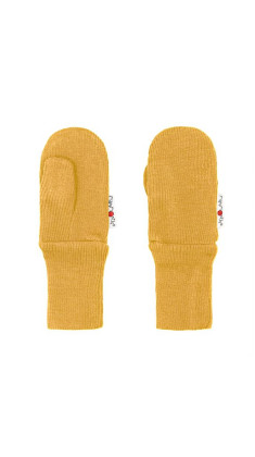 Manymonths rukavice s palcem merinovlna 19 Golden Oat