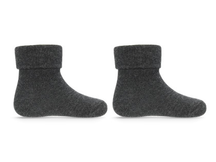 Kojenecké ponožky BIO bavlna tm. šedé Be Snazzy