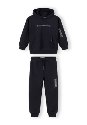 Chlapecká tepláková souprava černá Minoti