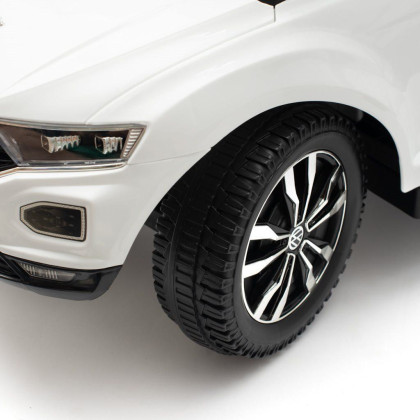Odrážedlo s vodící tyčí Baby Mix Volkswagen T-ROC bílé