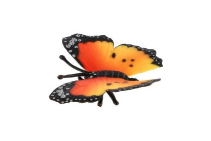 Motýl Monarcha africký (babočka) zooted plast 7 cm