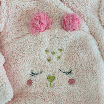 Zimní dívčí kojenecká kombinéza Pidilidi Pink