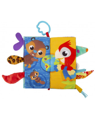 Textilní knížka se zvířecími ocásky Playgro