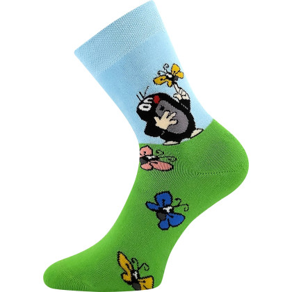 Ponožky dětské froté Krtek obrázkové dívčí (3 páry)