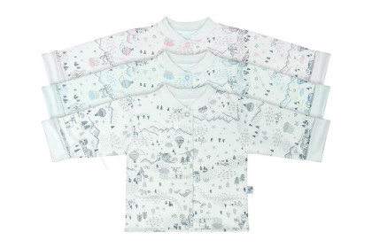 Bavlněný oboustranný kabátek Městečko Baby Service RŮŽOVÝ Vel. 62