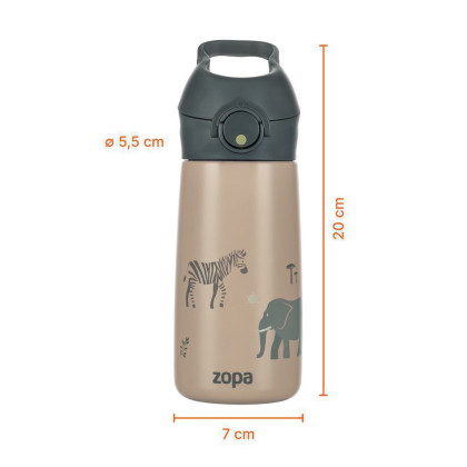 Termoska na pití s pítkem 400 ml Zopa