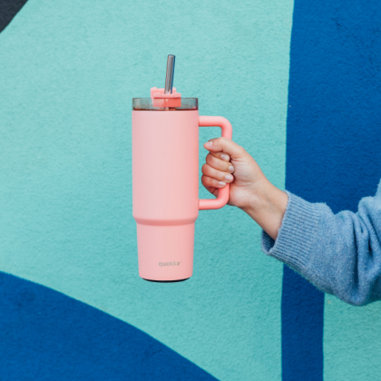 Nerezový termohrnek s brčkem 880 ml Vibe Quokka