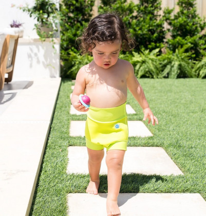 Nové Plavky Happy Nappy Neon Lime