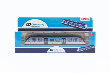 Lokomotiva/Vlak České dráhy 17 cm kov/plast na volný chod