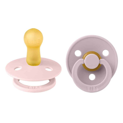 Dudlíky kaučuk 2 ks 0-6 měsíců Colour Bibs