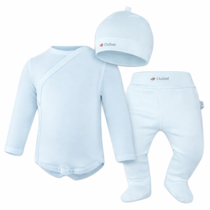 Novorozenecká sada tenká Outlast® bleděmodrá Little Angel