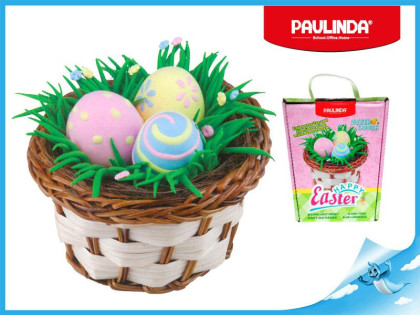 Paulinda Happy Easter vajíčka s košíkem a doplňky