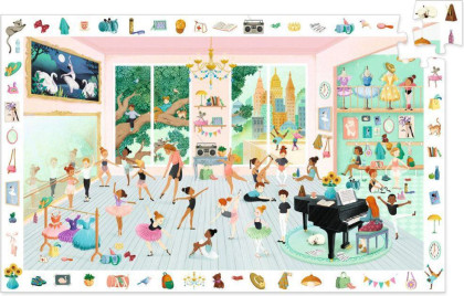 Vyhledávací puzzle Taneční škola Djeco
