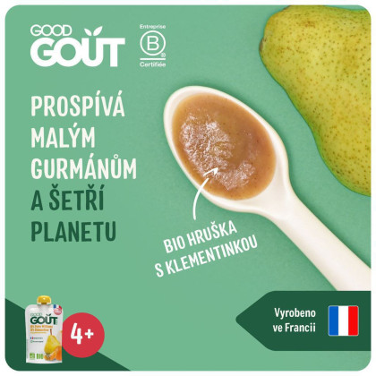 Good Gout BIO Hruška s klementinkou (120 g)