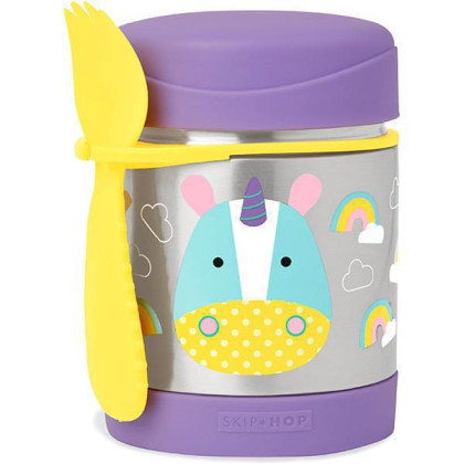 Termoska na jídlo se lžičkou/vidličkou Zoo 3 r+ 325 ml Skip Hop