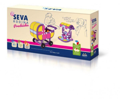 Stavebnice Seva Rodina Procházka plast 166ks