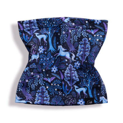 Bavlněný nákrčník Night forest fialový Esito