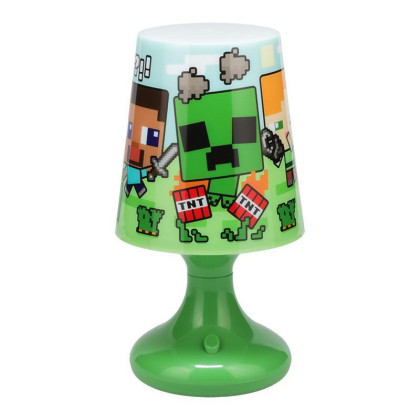Minecraft lampička stolní