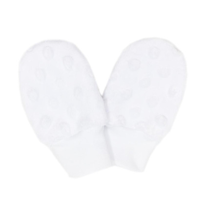 Kojenecké zimní rukavice Esito Minky White