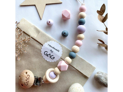 Klip na dudlík bez jména Drždudlík