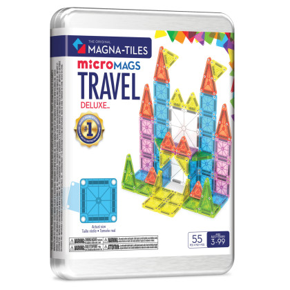 Magnetická stavebnice Travel Set Deluxe 55 dílů