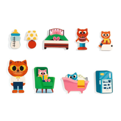 Vkládací puzzle Domeček Djeco