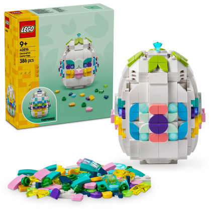 Dekorativní velikonoční vajíčko Lego